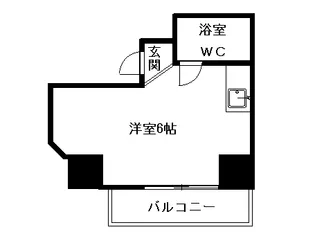 ヴァンクール北5条【7階】の間取り