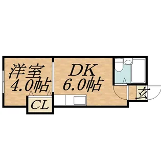 ノースヴィレッヂ【3階】の間取り
