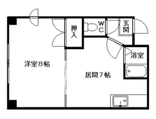 メゾンエスポアール【00401号室】の間取り