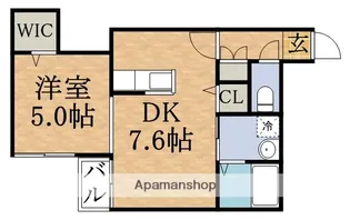 ジュピターハウス【3階】の間取り