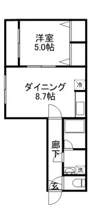 オルセー北円山【4階】の間取り