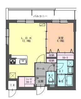 オクトブランシュ【3階】の間取り