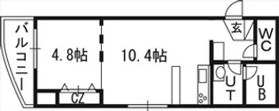 コーラル【00501号室】の間取り