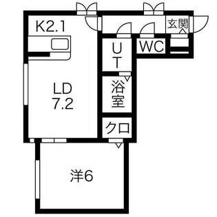 アルファ山の手【4階】の間取り