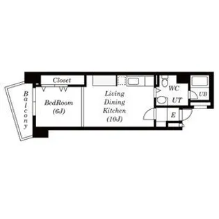 アピレ21【405号室号室】の間取り