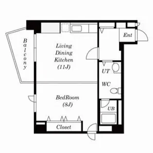 アピレ21【801号室号室】の間取り