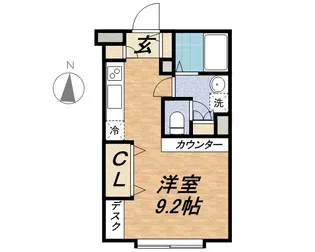 1Kの間取り画像
