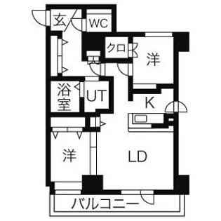 ピュア東彩館 II【9階】の間取り