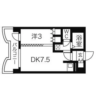 札幌ビオス館【9階】の間取り