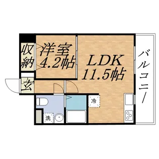 LEONE中島公園(レオーネナカジマコウエン)【1007号室】の間取り