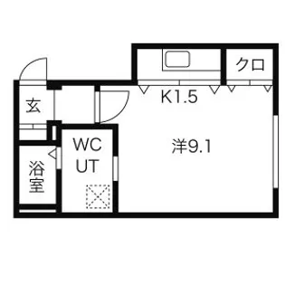 PRESTIGE SAPPORO【4階】の間取り