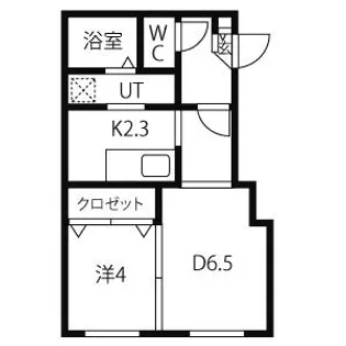 ブランノワールインセンス【3階】の間取り