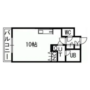 セントポーリアスィート【0403号室】の間取り