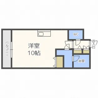 セントポーリアスィート【0505号室】の間取り