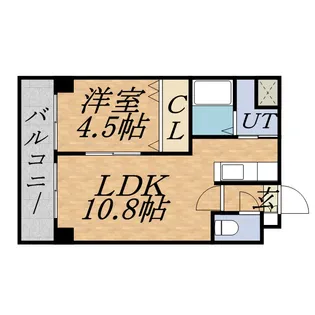 セントポーリア拾番館【4階】の間取り