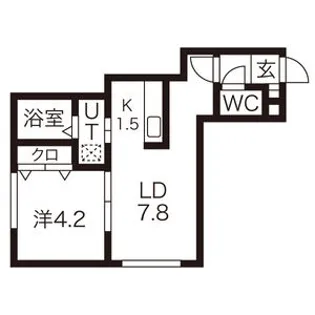 サンレコルトⅠ【205号室】の間取り