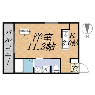 ライフコート【4階】の間取り