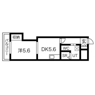 朝日プラザ北7条A棟【1012号室】の間取り