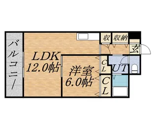 セゾンドブランシェ南3条【503号室】の間取り