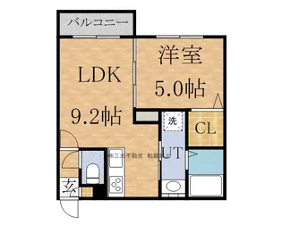 アビターレ北円山【2階】の間取り