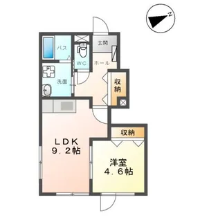 メゾン・リヴィエール【102号室】の間取り