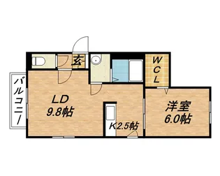 NORD FIUME南7条【4階】の間取り