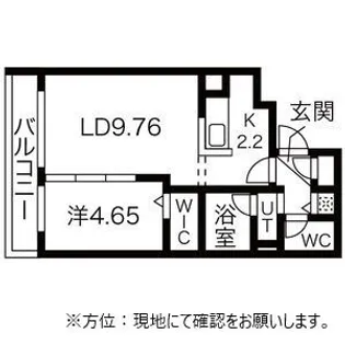 グランドサクセス行啓通【0403号室】の間取り