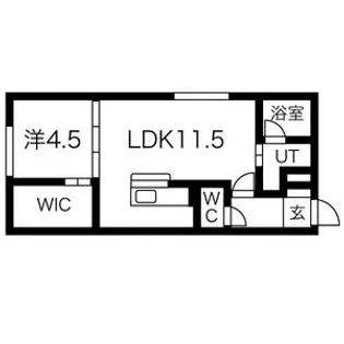 LATIR GLORIA【2階】の間取り