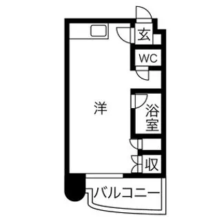 ローヤルハイツ8.8【3階】の間取り