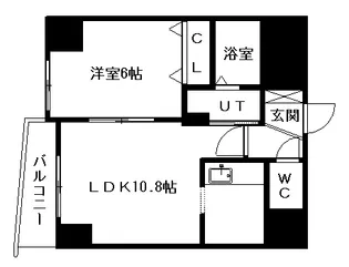 リライエンス円山【401号室】の間取り