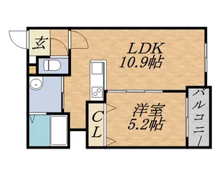 CACAO円山【5階】の間取り