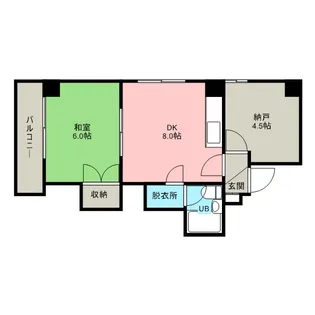 リージェントパーク【8階】の間取り