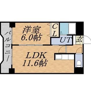 ティアラN5【5階】の間取り