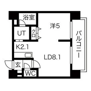 MYプラザ円山公園【5階】の間取り
