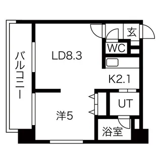 MYプラザ円山公園【2階】の間取り