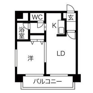 MYプラザ円山公園II【7階】の間取り