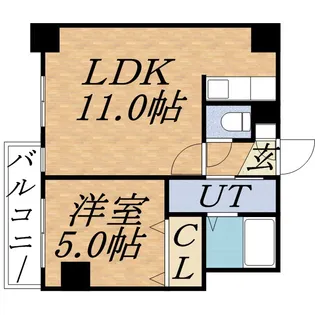 SーFORT札幌北5条【5階】の間取り