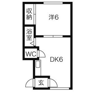 サンハウス【2階】の間取り