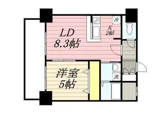 サンコート本通 ガーデンヒルズ【3階】の間取り
