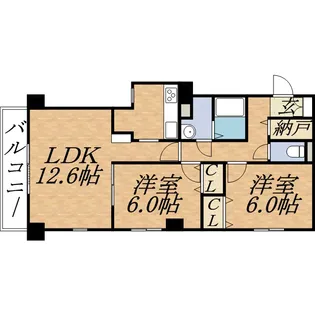 ULS山鼻【0202号室】の間取り