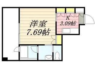ラフィネタワー札幌南3条【5階】の間取り