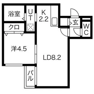 プリオール二十四軒【3階】の間取り