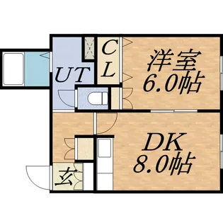 ノヴァ宮の森【3階】の間取り