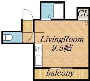 シルキーU6・1【607号室】の間取り