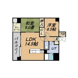 パークサイトハウス【0101号室】の間取り