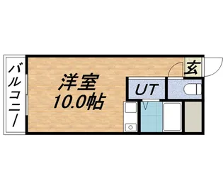 鹿友ディアプラザ札幌【0504号室】の間取り