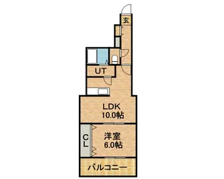 アーバンハイツ北2条【2階】の間取り