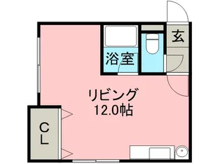 WOOD611【101号室】の間取り