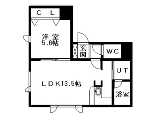 キャピタル神宮【3階】の間取り