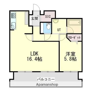 グランファーレ桑園レジェンドスクエア【1306号室】の間取り